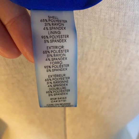 NWT Calvin Klein Royal Blue Skirt size 10 - Picture 4 of 7